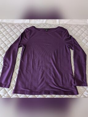 Banana Republic Purple Long Sleeve Shirt, Size Small
